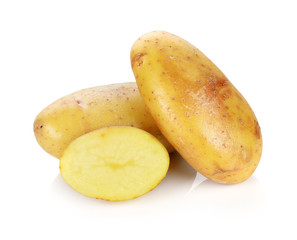 potato isolated on white background