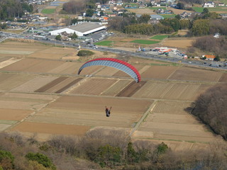 パラグライダー　離陸