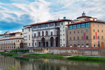 Fototapeta na wymiar Uffizi museum, Florence, Italy