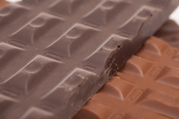 Chocolate bars background