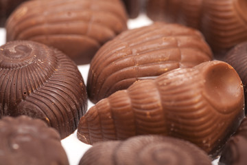 gourmet chocolate bonbons background