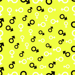 seamless pattern with Gender