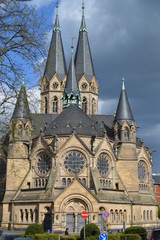Obraz premium Ringkirche, Wiesbaden