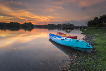 Amazing sunset at Wetland Putrajaya