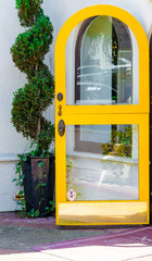 Yellow Door in Carmel, California - 88418738