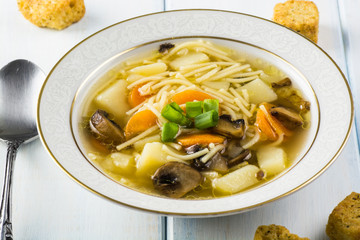 Mashroom soup.