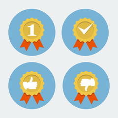 Best quality icon - award or guarantee seal