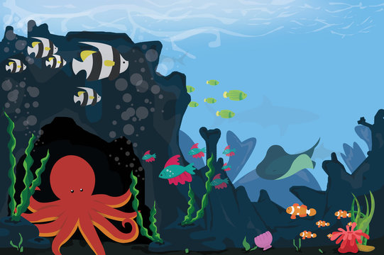 These cute creatures under the deep sea.