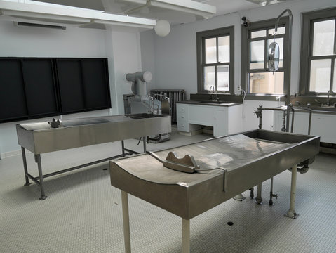 Autopsy Room And Tables