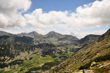 Mountain landscape in Romania