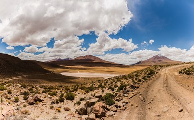 the stunning scenery of uyuni salt lake in bolivia