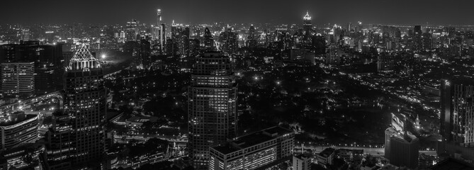 The skyline of Bangkok