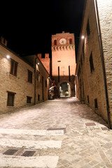 Streets night Venice