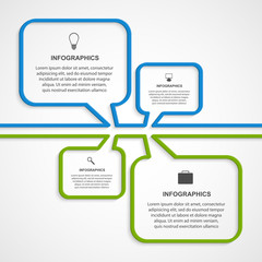 Abstract infographics design template. Vector illustration.