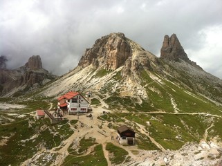 Rifugio Locatelli Tre Cime di Lavaredo Dolomites South Tyrol Italy