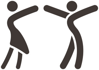 sport dancing icon