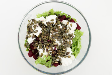 Salad with beets