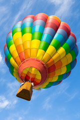 Hot air balloon.