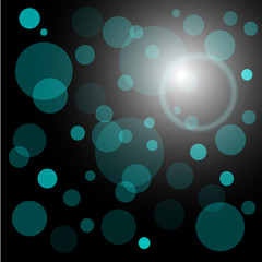 Abstract background with glowing spheres, vector illustration, e - 88432399