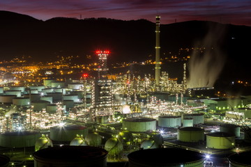 oil refinery