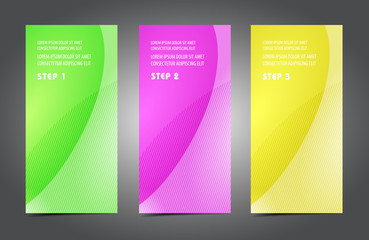 Professional and designer cards. Variety of uses, collection vector of modern color business templates card