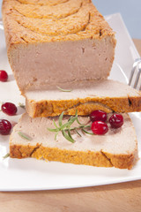 pate with cranberries
