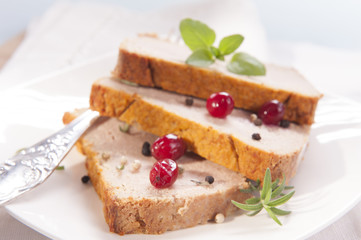 pate with cranberries
