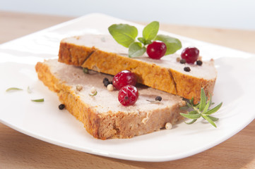 pate with cranberries

