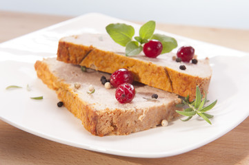 pate with cranberries
