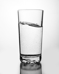 a glass isolated on white