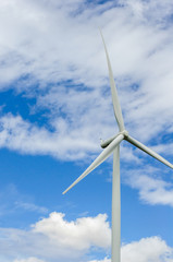 Wind turbines produce electricity Alternative energy