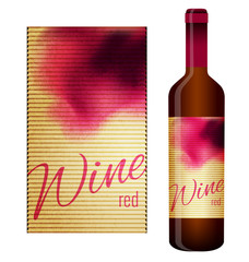 Wine label and bottle of wine with this label - 88435386