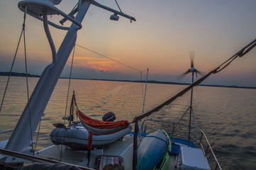 hammock on boat