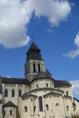Fototapeta na wymiar l'abbaye royale de fontevraud
