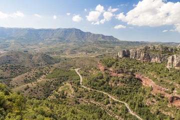 Siurana mountains in Spain, Tarragona