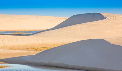 Sand Dunes and Water