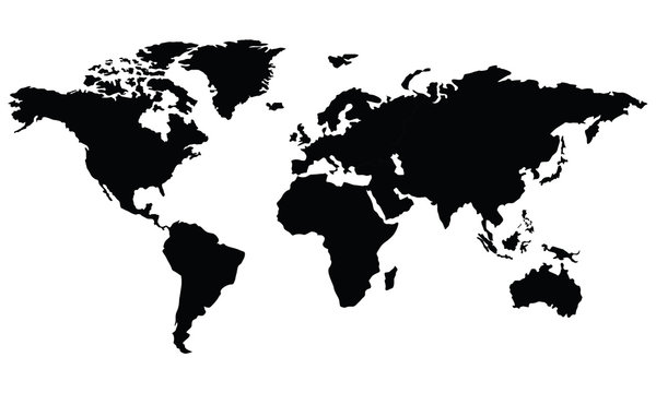 world map vector design