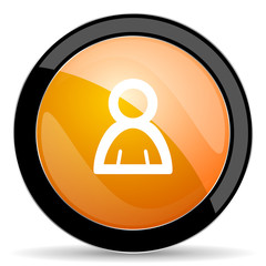 person orange icon
