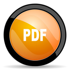 pdf orange icon
