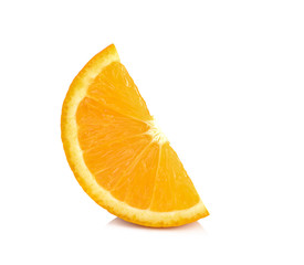 Orange fruit isolated on white background