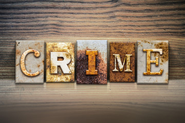 Crime Concept Letterpress Theme