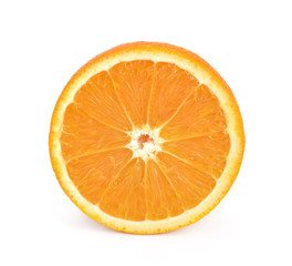 Orange fruit isolated on white background