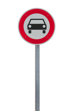 Zeichen 251 Verbot f&uuml;r Kraftwagen und sonstige mehrspurige Kraftfahrzeuge