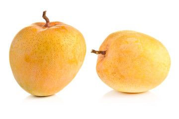 mango fruit isolated on white background.