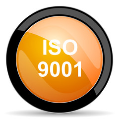 iso 9001 orange icon