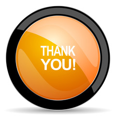 thank you orange icon