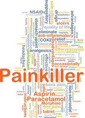 Painkiller background concept