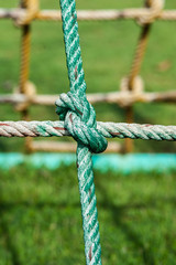 Rope climbing nets,