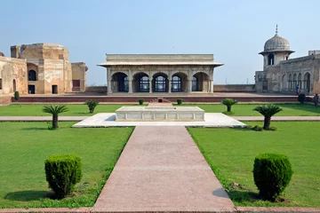 Cercles muraux Travaux détablissement Hall of Private Audience at Lahore Fort in Pakistan