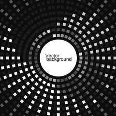 Abstract geometric background. Colorful squares. Vector